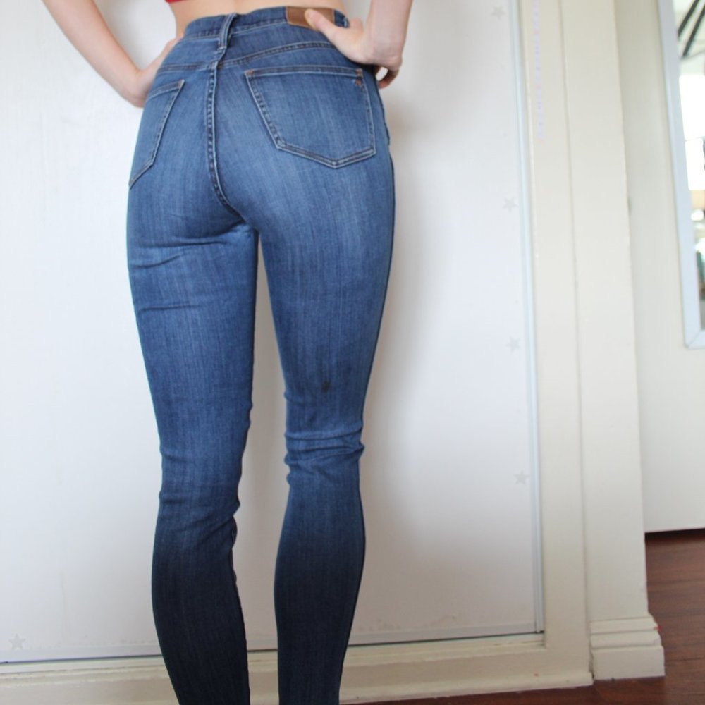 Madewell 10" high rise skinny jeans